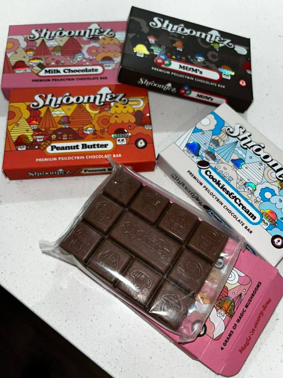 Psilocybin chocolate bars